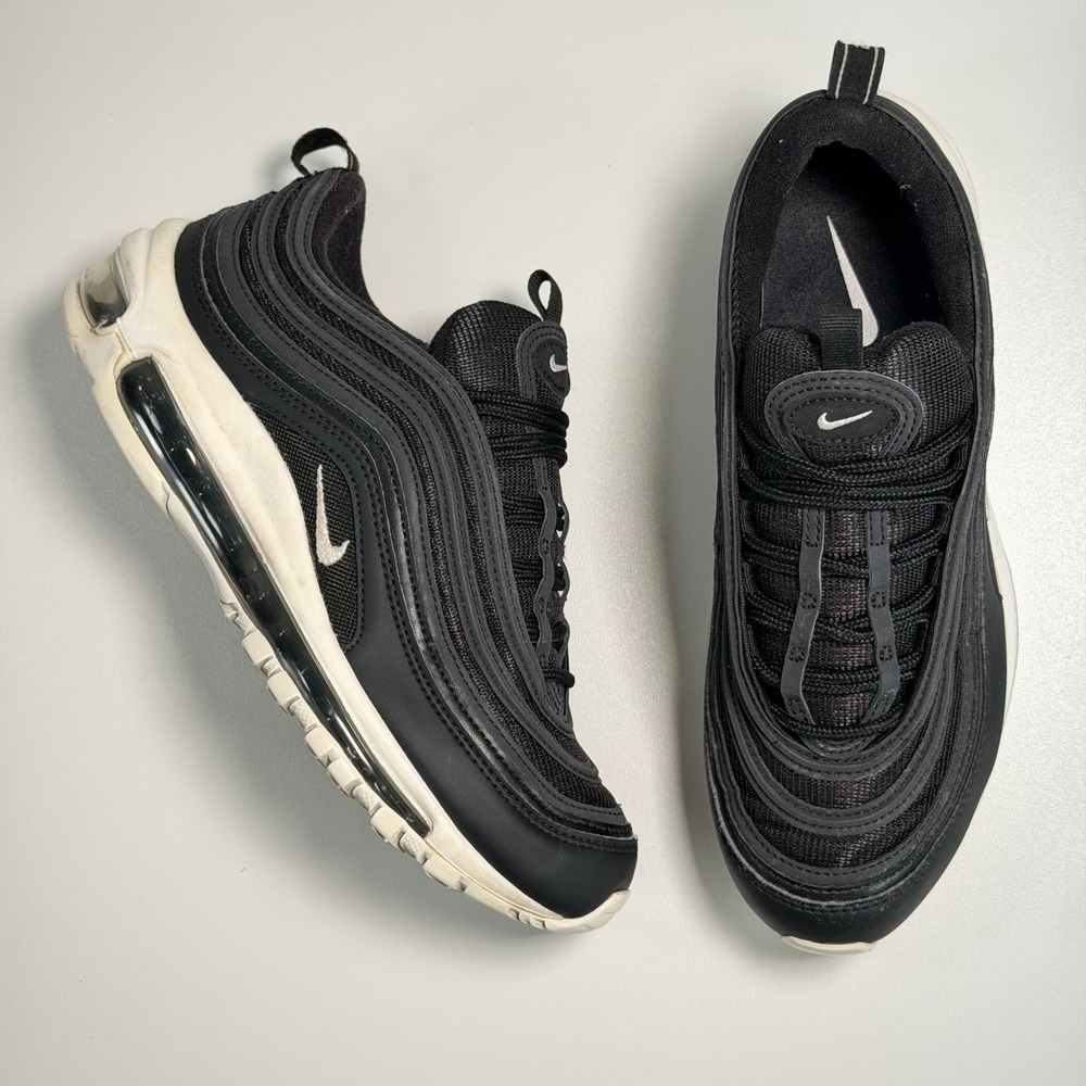 Nike Air‎ Max 97 Black/White Cushion Comfort Running Shoes Mens 7 | Womens 8
